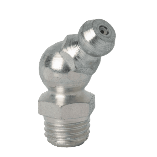 M8 x 1 Taper 45˚ Grease Fitting - 10 pcs