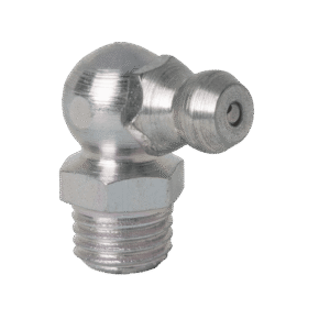 M8 x 1 Taper 90˚ Grease Fitting - 10 pcs