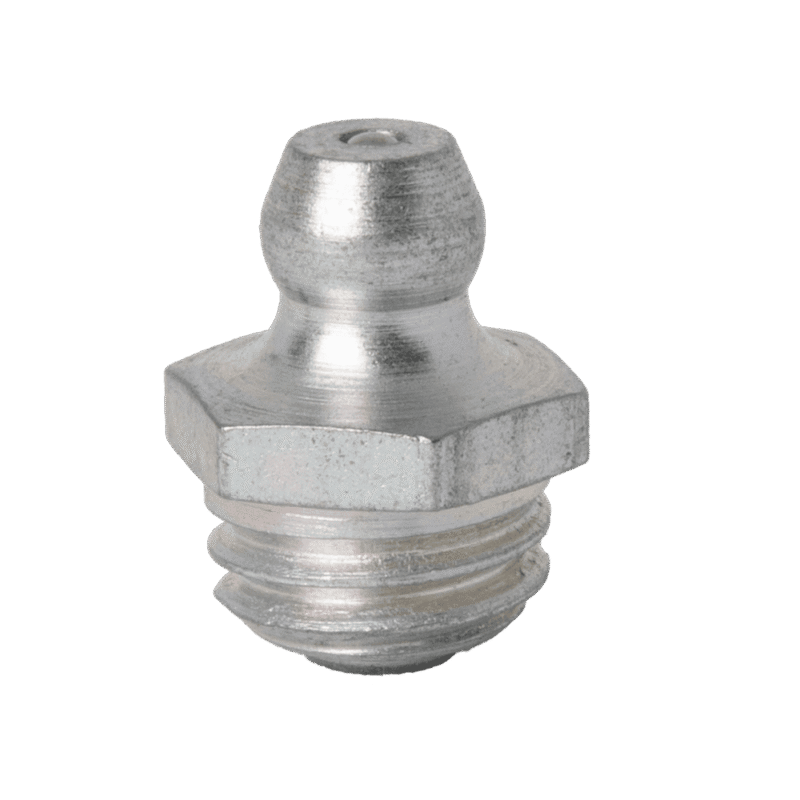 M10 x 1.5 Taper Straight Grease Fitting - 10 pcs