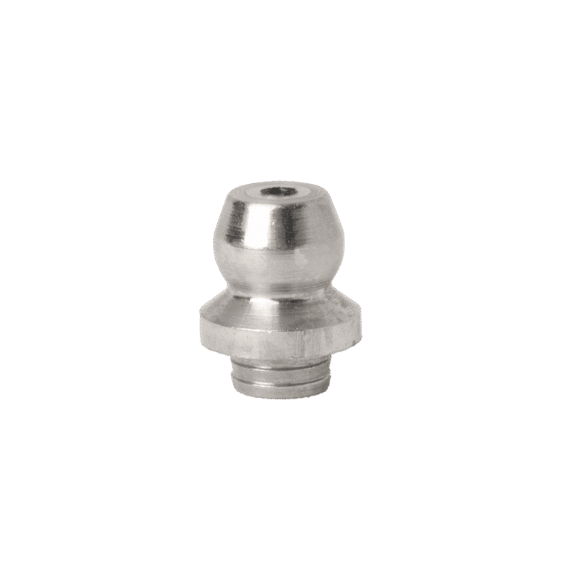 3/16'' Drive Fit No Ball Check Straight Grease Fitting 303 Stainless Steel - 10 pcs