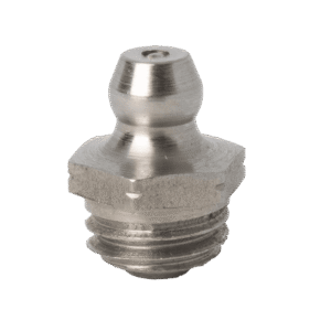 M10 x 1.5 Taper Straight Grease Fitting 303 Stainless Steel - 10 pcs