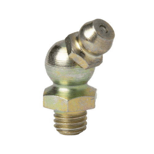 1/4" x 26 BSF 45˚ Grease Fitting - 10 pcs