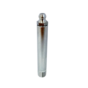 R1/8 2 Piece Straight 70mm Long Grease Fitting 316 Stainless Steel - 5 pcs