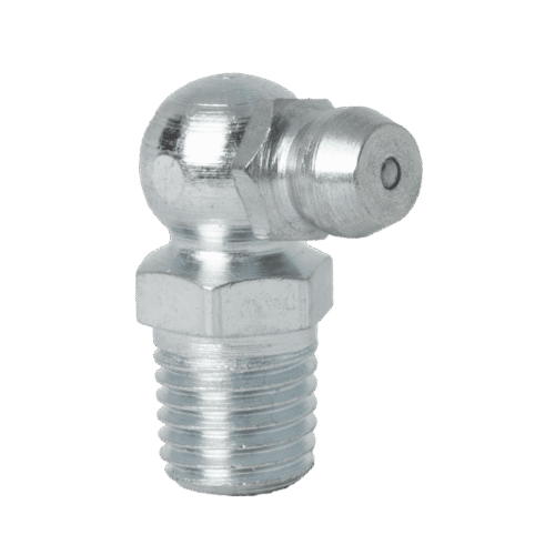 M8 x 1 Taper Long 90° Grease Fitting - 10 pcs