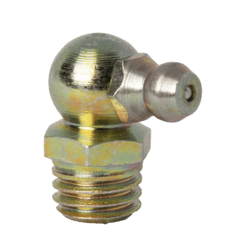 M10 x 1.5 Taper 90˚ Grease Fitting - 10 pcs