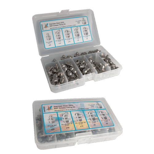 BSP Stainless Steel Grease Fitting Kit