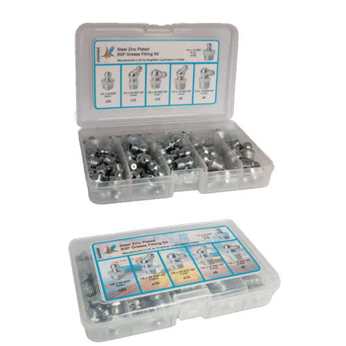 BSP Steel Grease Fitting Kit