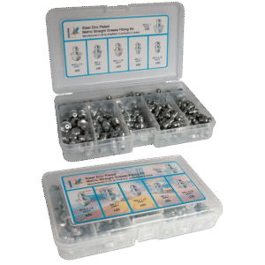 Metric Straight Steel Grease Fitting Kit