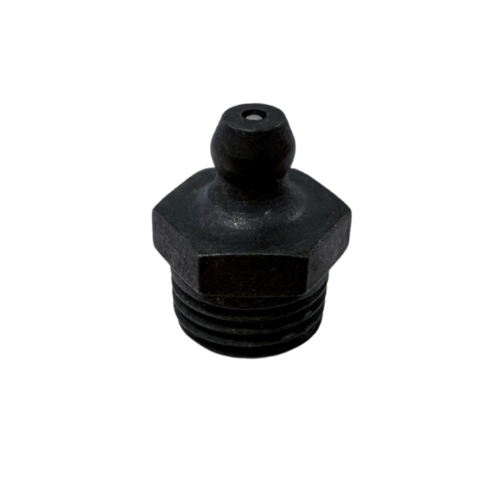 1/4 BSPT Straight Grease Fitting Black Xylan - 10 pcs
